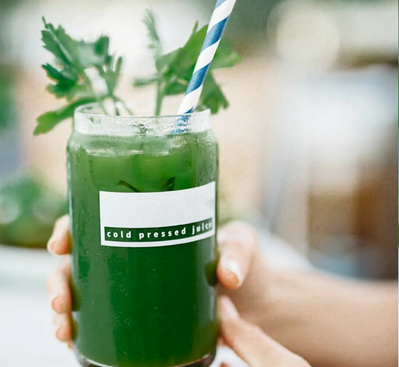 Boisson detox spiruline