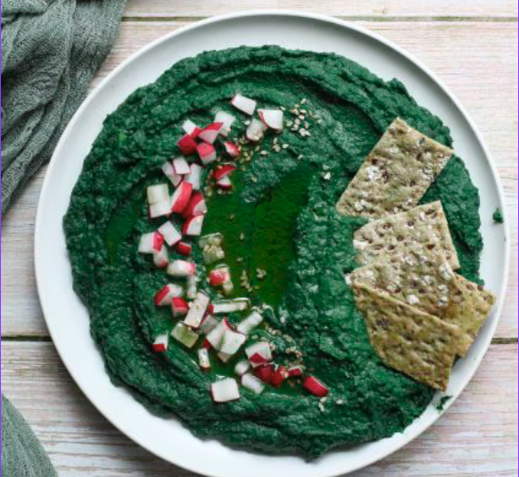 Houmous spiruline