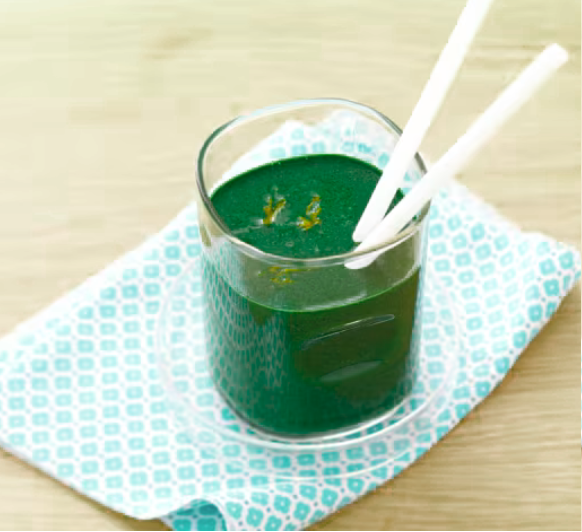 Smoothie fraise spiruline
